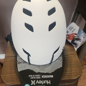 Hurley White Snow Helmet